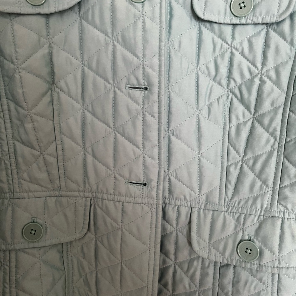 LOFT Aqua Quilted Jacket for Cozy Comfort - Picture 3 of 5